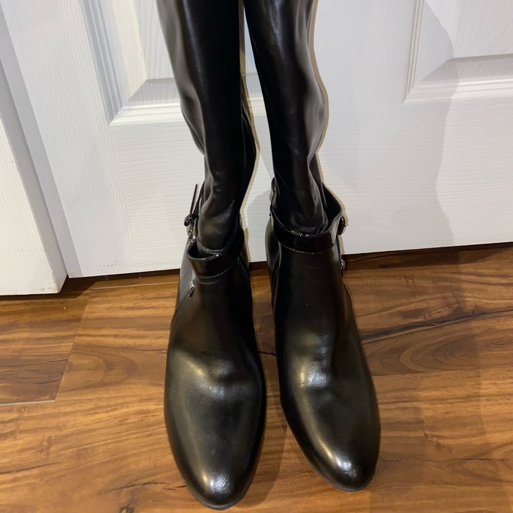 Anne Klein Tall Black Boots